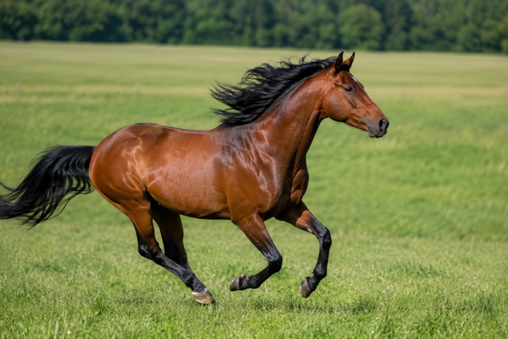 Les trois allures du cheval : pas, trot et galop