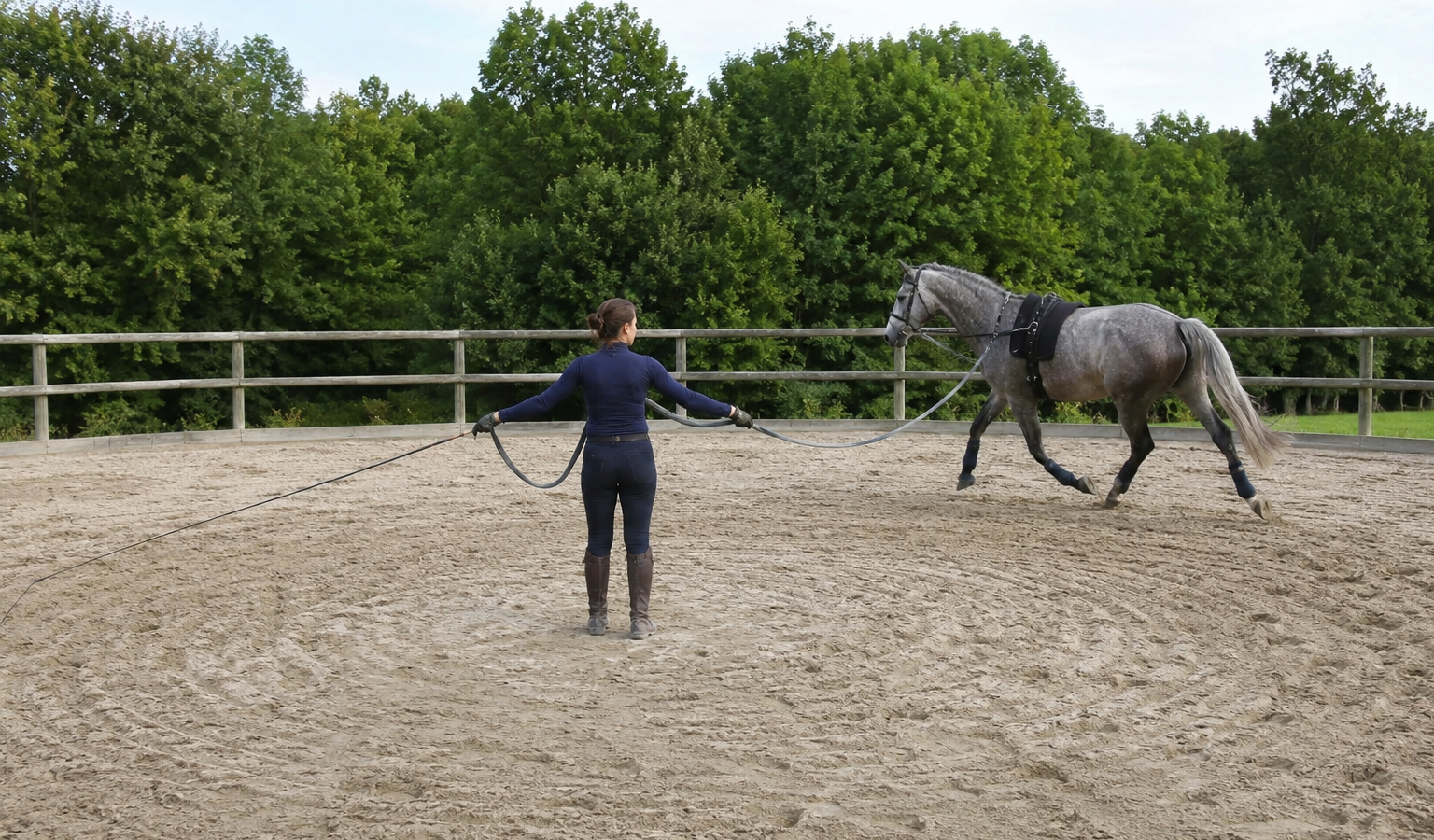 Longer son cheval
