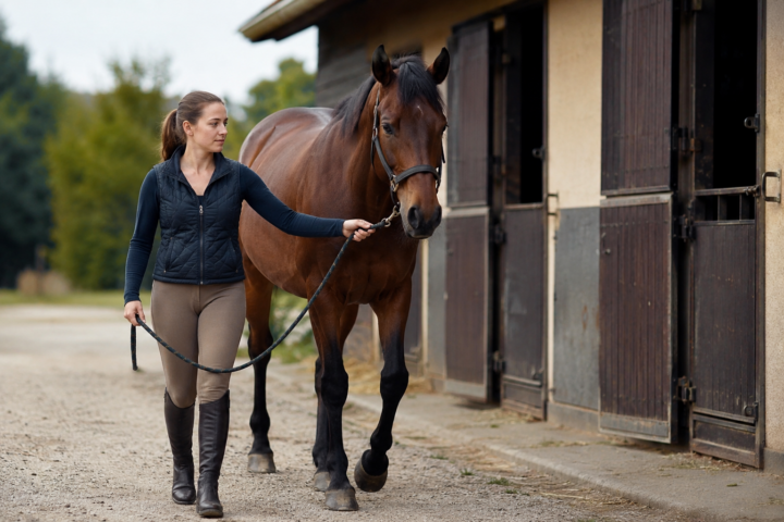 Aborder et attacher son cheval en sécurité