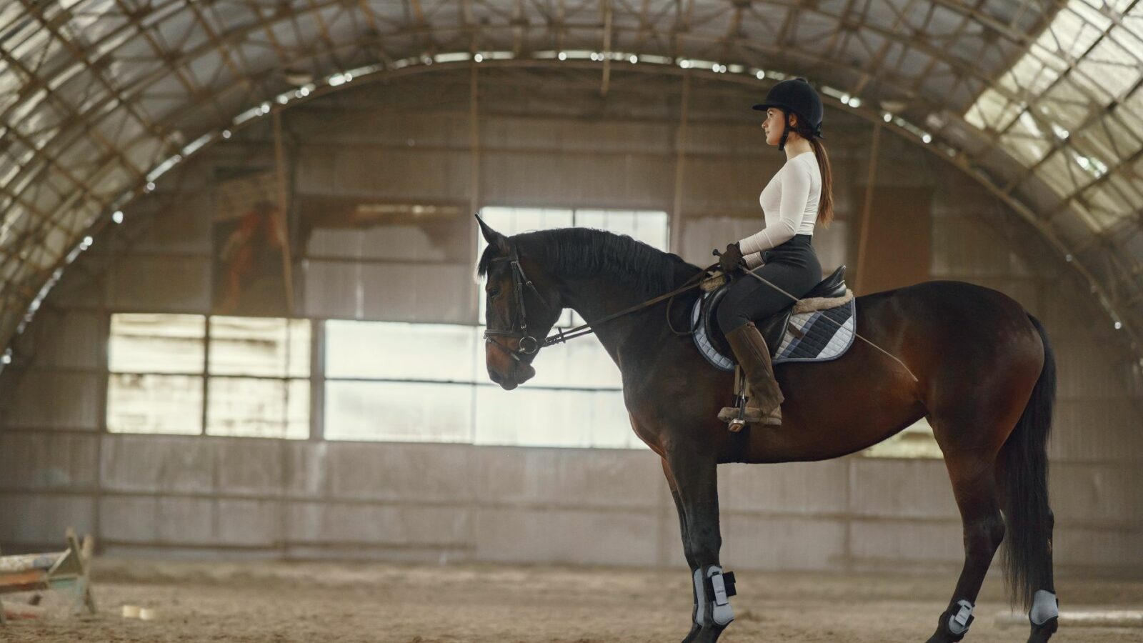 La position à cheval