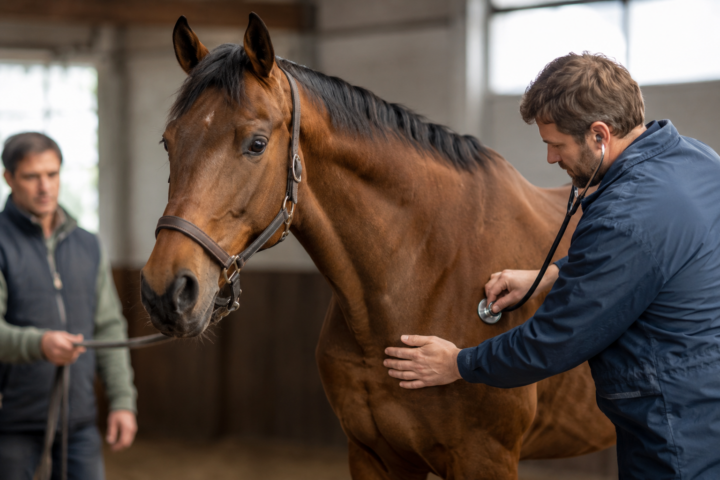 Les soins de santé du cheval