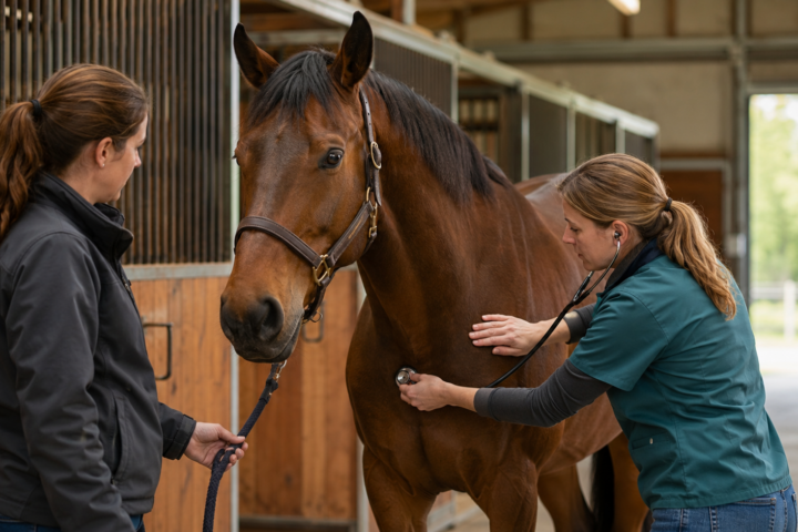 Les maladies courantes du cheval