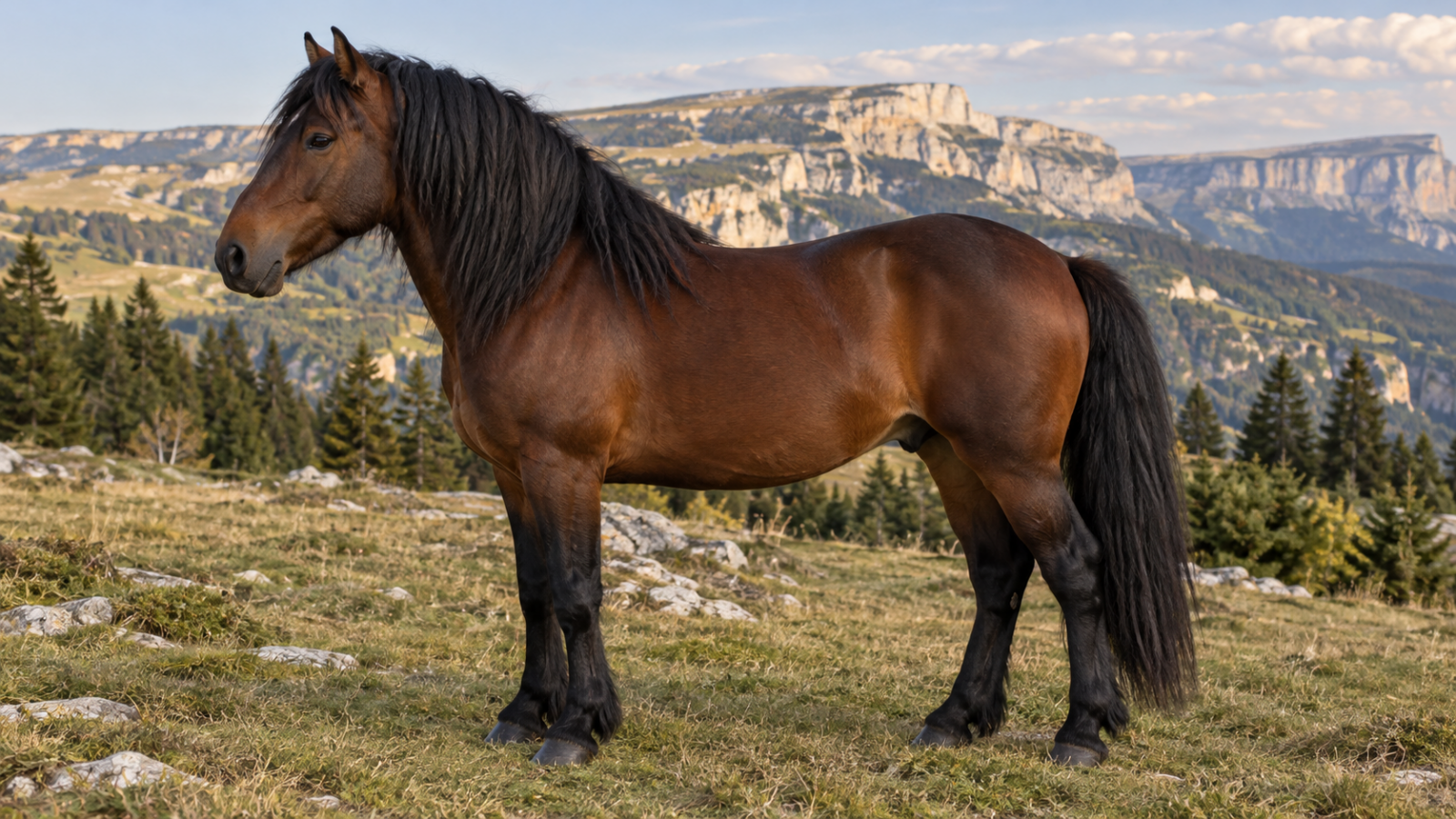 Le cheval du Vercors de Barraquand