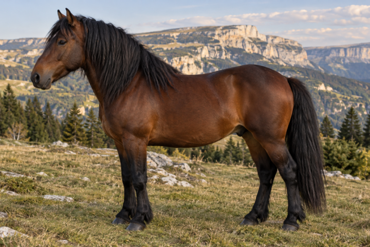 Le cheval du Vercors de Barraquand