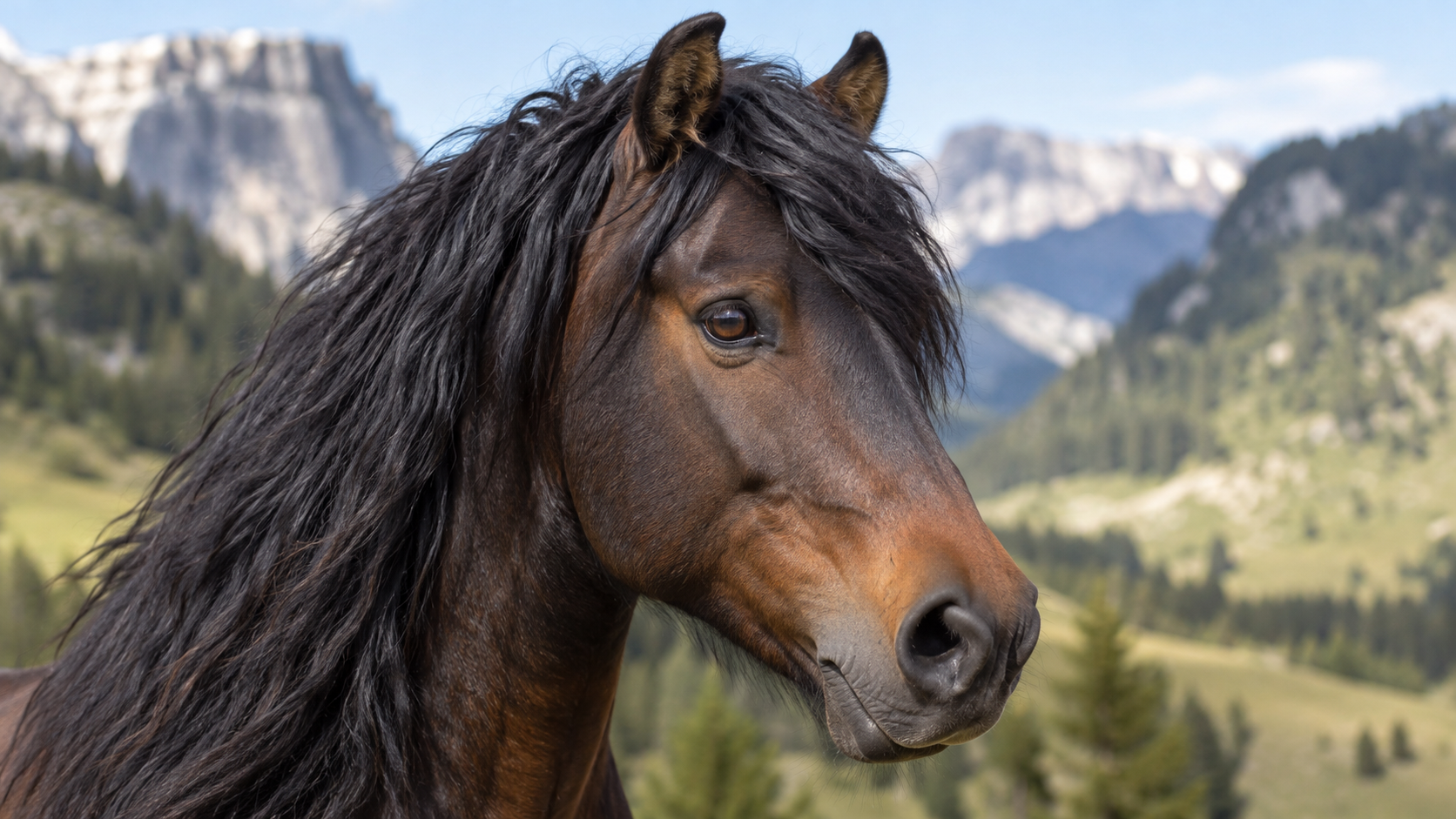 Cheval du Vercors de Barraquand